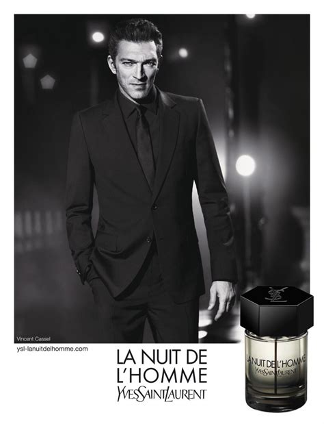 Yves Saint Laurent YSL Vincent Cassel La Nuit de L'Homme 